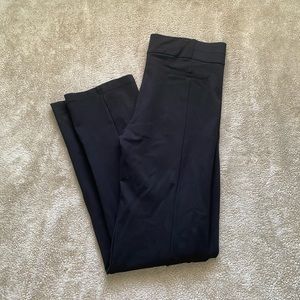 Betabrand Black Straight Leg Yoga Dress Pants
